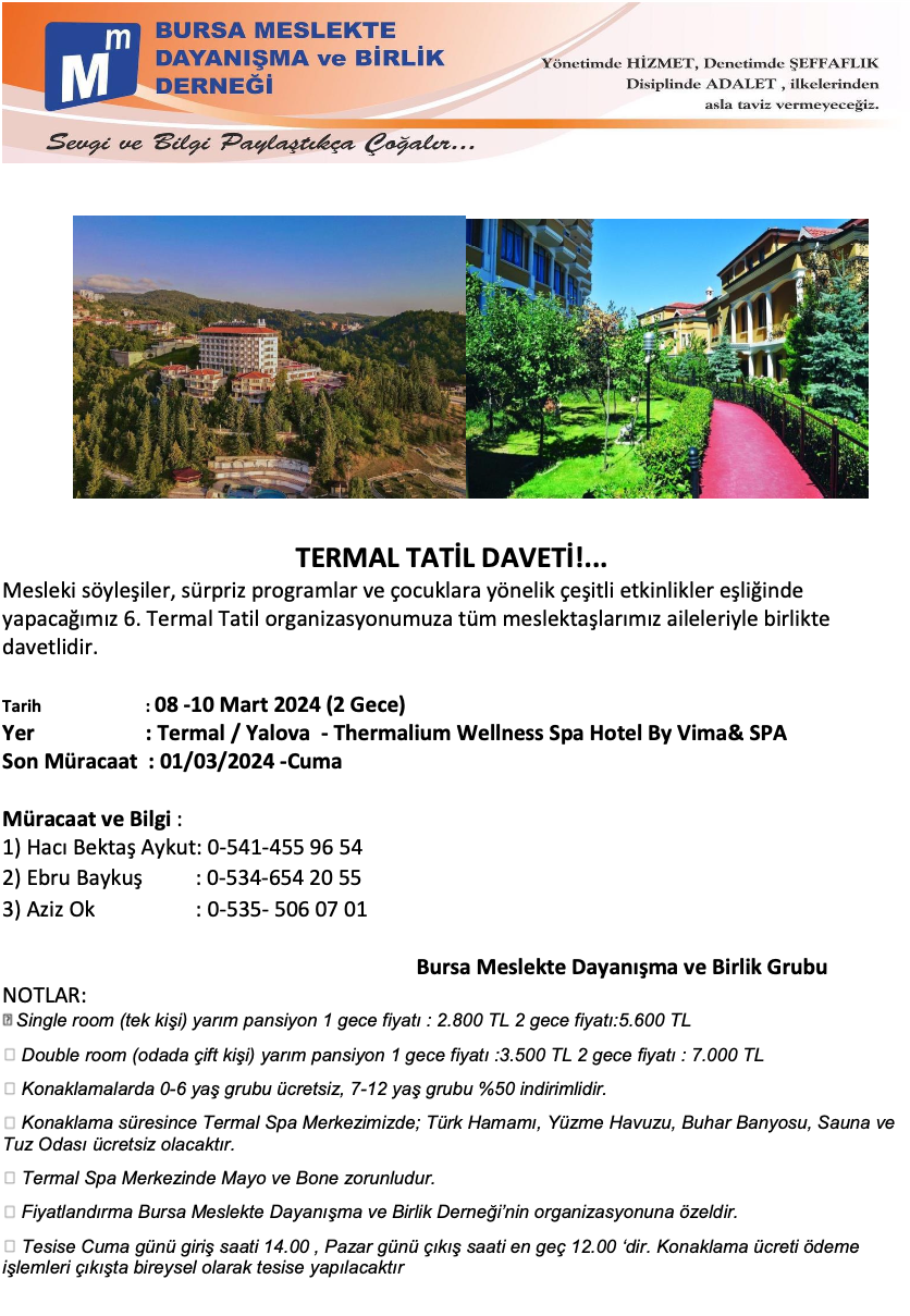 termal tatil